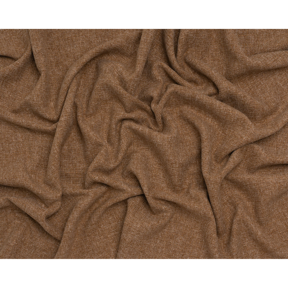Polyester and Linen Textured Upholstery Woven - Walnut - Georgia Collection Polyester and Linen Textured Upholstery Woven - Walnut - Georgia Collection