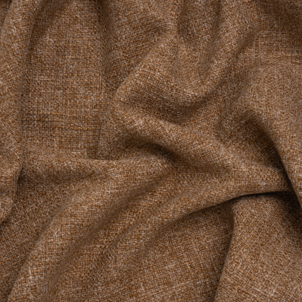 Polyester and Linen Textured Upholstery Woven - Walnut - Georgia Collection Polyester and Linen Textured Upholstery Woven - Walnut - Georgia Collection