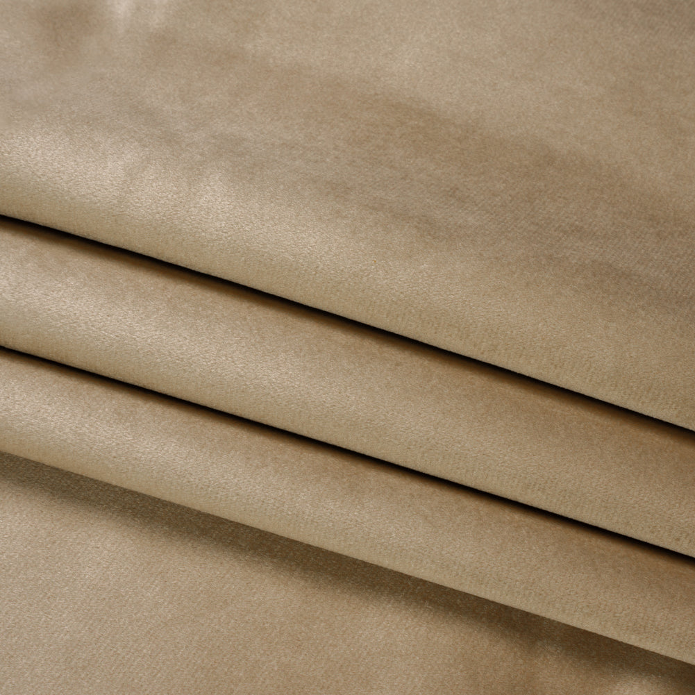 Blackout Polyester Drapery Velvet - Walnut - Eldon Collection Folded Blackout Polyester Drapery Velvet - Walnut - Eldon Collection Folded
