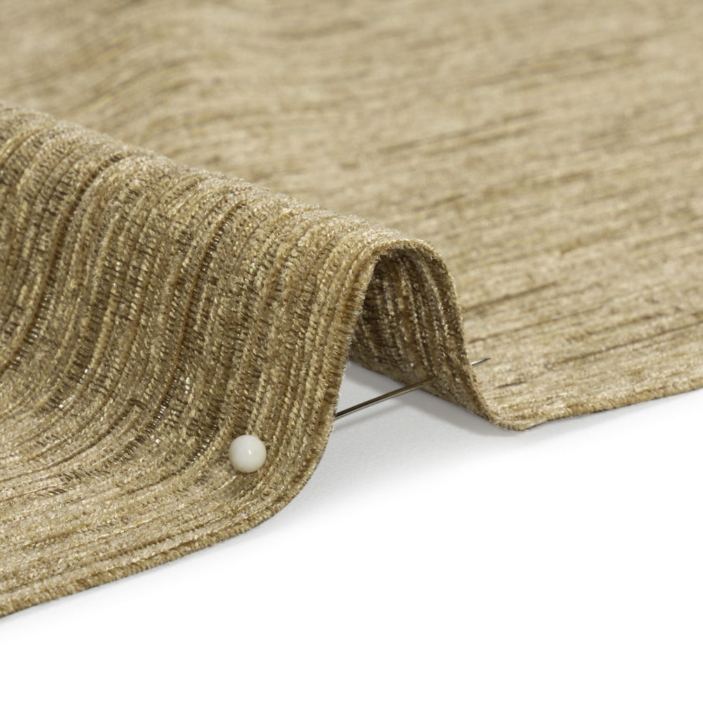 Luxe Home Decor Chenille 110" - Almond Striated - Mayberry Collection Detail Luxe Home Decor Chenille 110" - Almond Striated - Mayberry Collection Detail