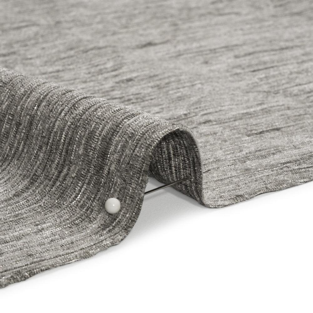 Luxe Home Decor Chenille 110" - White Onyx Striated - Mayberry Collection Detail Luxe Home Decor Chenille 110" - White Onyx Striated - Mayberry Collection Detail