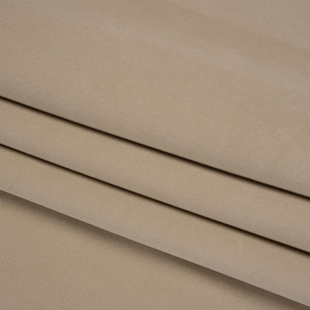 Polyester Upholstery Microvelvet - Putty Beige - Ramsey Collection Polyester Upholstery Microvelvet - Putty Beige - Ramsey Collection