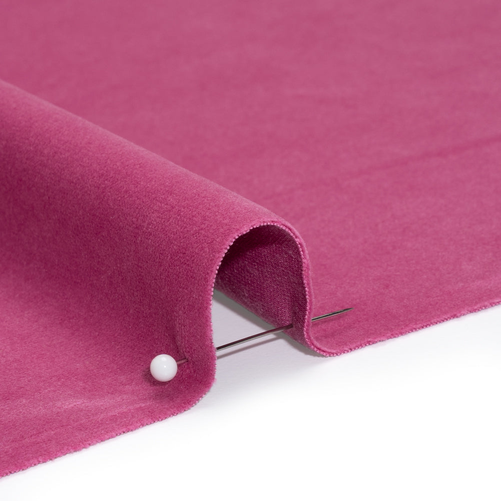 Polyester Upholstery Microvelvet - Raspberry Rose - Ramsey Collection Polyester Upholstery Microvelvet - Raspberry Rose - Ramsey Collection
