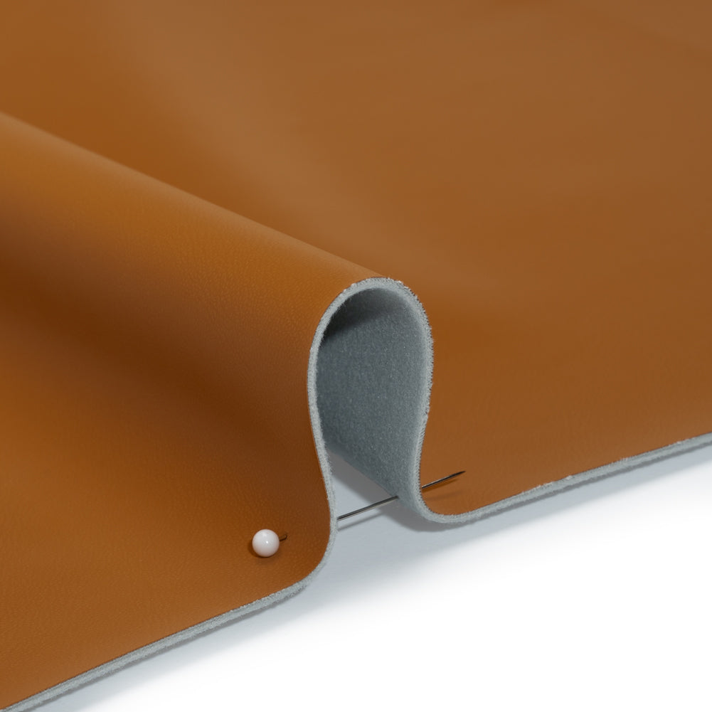 Ultra Soft Upholstery Faux Leather with Felt Backing - Caramel - Dushore Collection Ultra Soft Upholstery Faux Leather with Felt Backing - Caramel - Dushore Collection