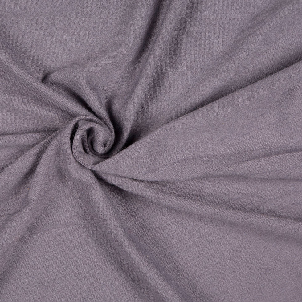 Stone Gray Solid Bamboo Jersey Detail Stone Gray Solid Bamboo Jersey Detail