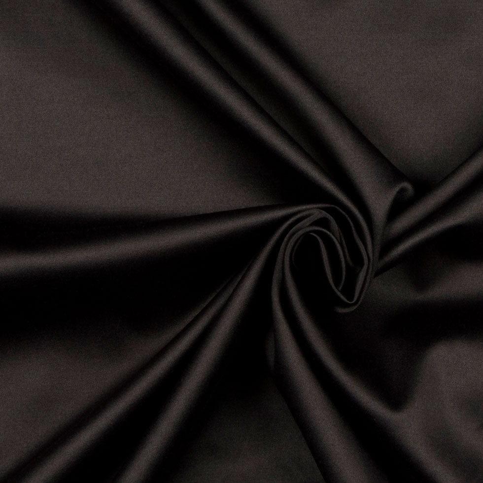 Black Solid Sateen Detail Black Solid Sateen Detail