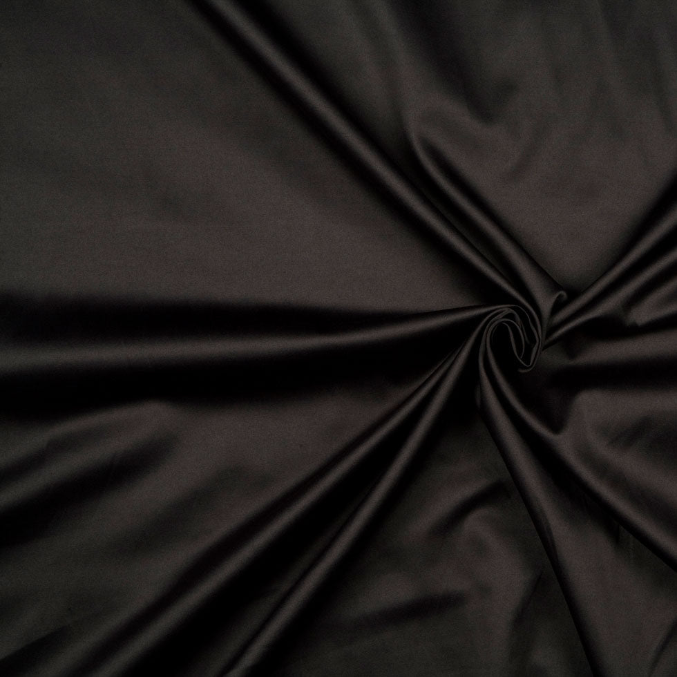 Black Solid Sateen Black Solid Sateen