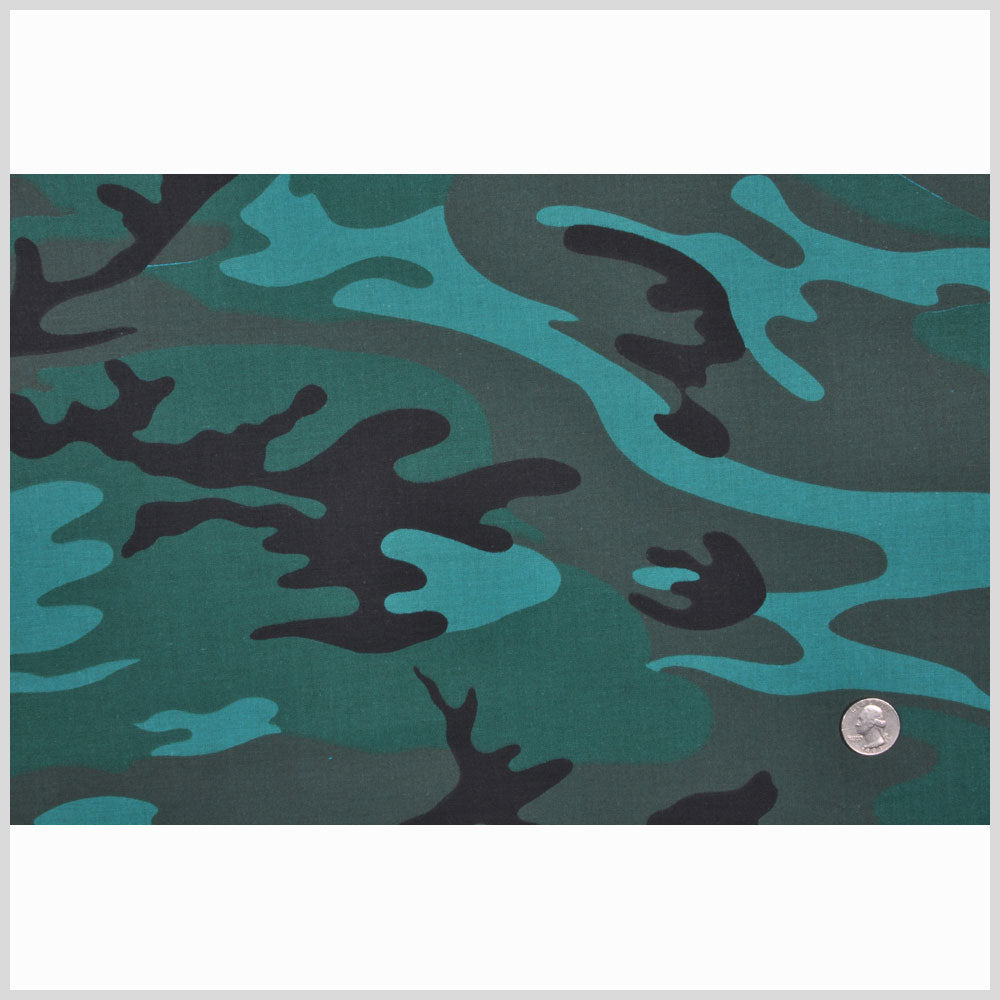 Classic Green Camouflauge Cotton Blend Full Classic Green Camouflauge Cotton Blend Full