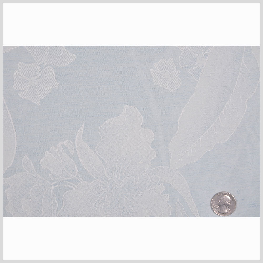 Italian Milky Green and Phantom Green Floral Jacquard Full Italian Milky Green and Phantom Green Floral Jacquard Full