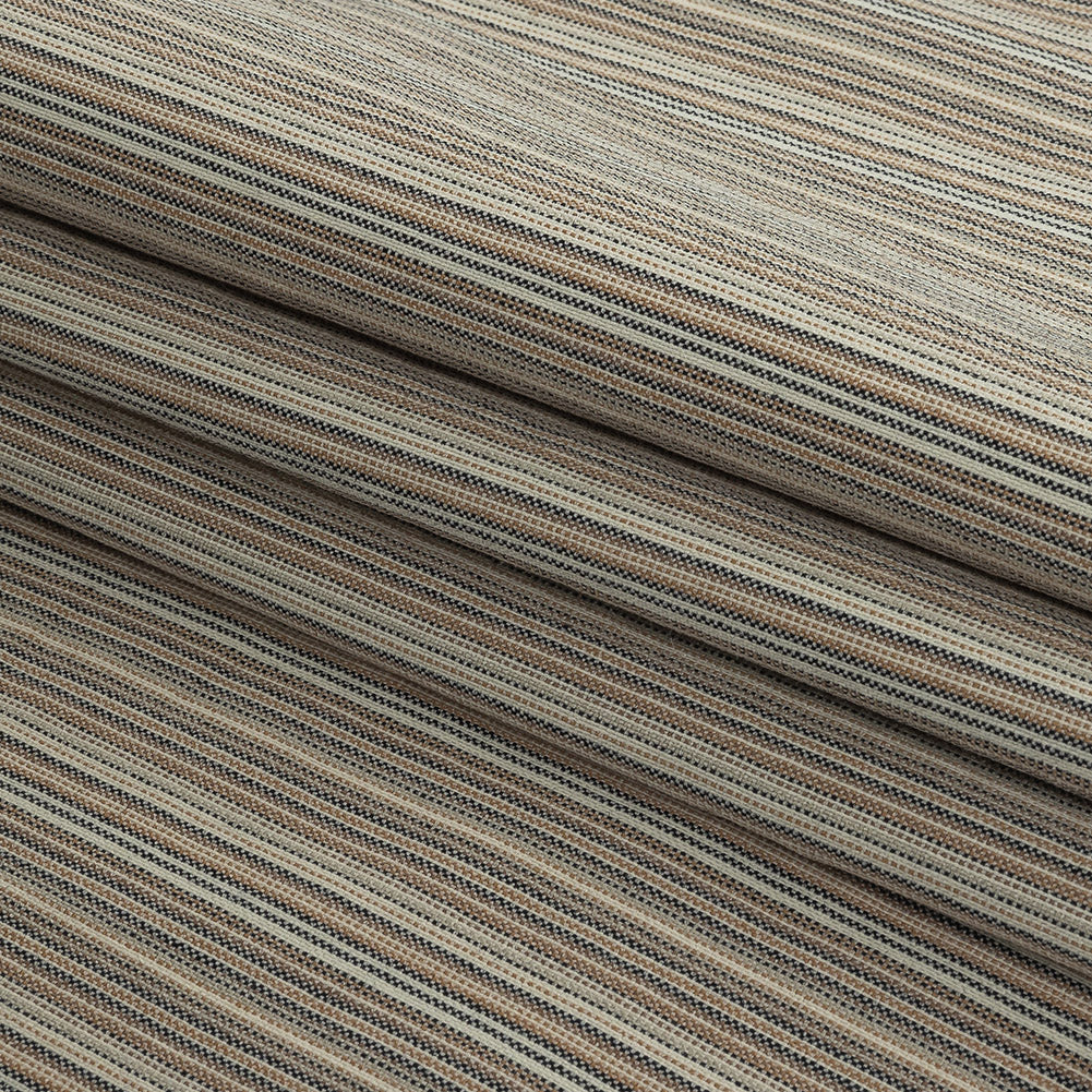 Blended Beige Striped Suiting Folded Blended Beige Striped Suiting Folded