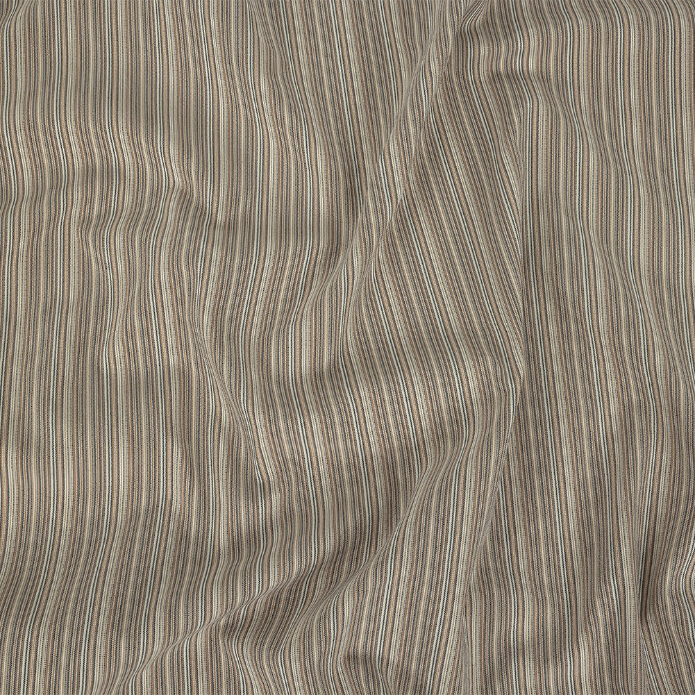 Blended Beige Striped Suiting Blended Beige Striped Suiting
