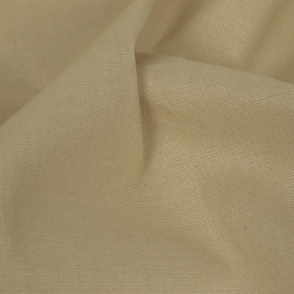 Warm Beige Stretch Cotton Poplin Detail Warm Beige Stretch Cotton Poplin Detail