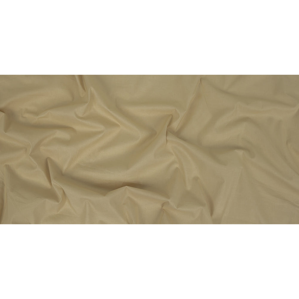 Warm Beige Stretch Cotton Poplin Full Warm Beige Stretch Cotton Poplin Full