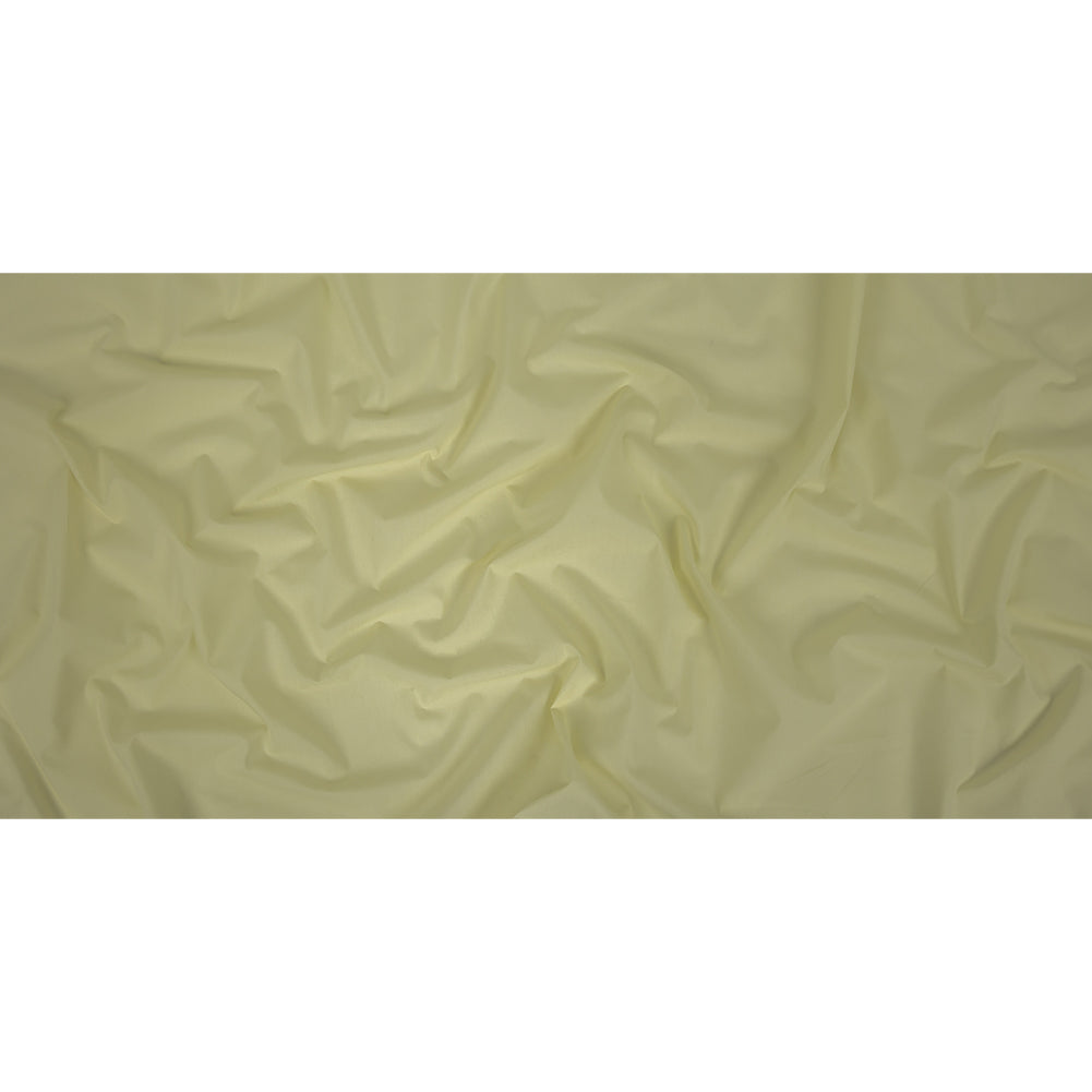 Pale Buttercup Cotton and Polyester Poplin Full Pale Buttercup Cotton and Polyester Poplin Full