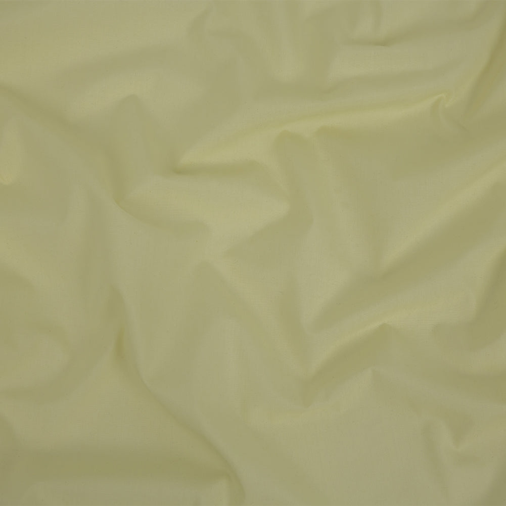 Pale Buttercup Cotton and Polyester Poplin Pale Buttercup Cotton and Polyester Poplin
