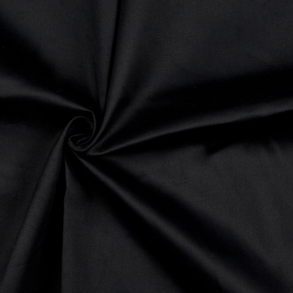 Black Solid Sateen Detail Black Solid Sateen Detail