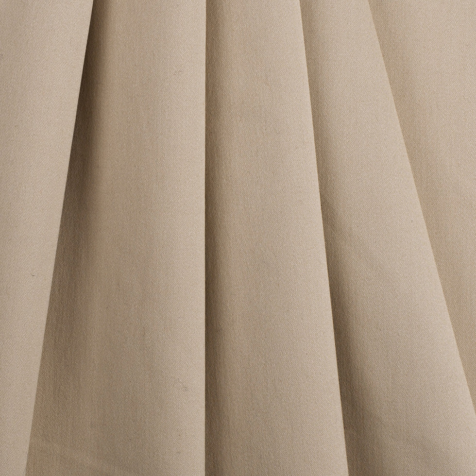 Beige Stretch Cotton Sateen Folded Beige Stretch Cotton Sateen Folded