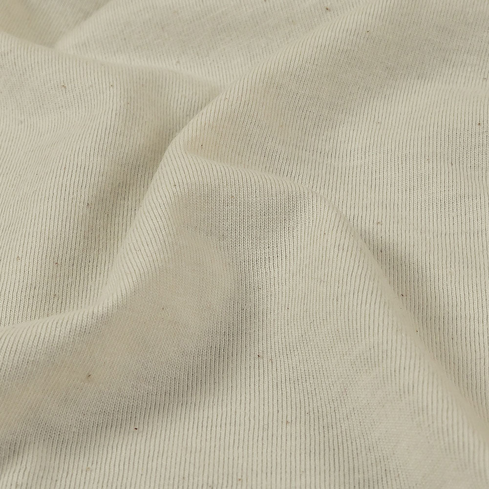 Eggnog Natural Flecks Cotton Jersey Detail Eggnog Natural Flecks Cotton Jersey Detail
