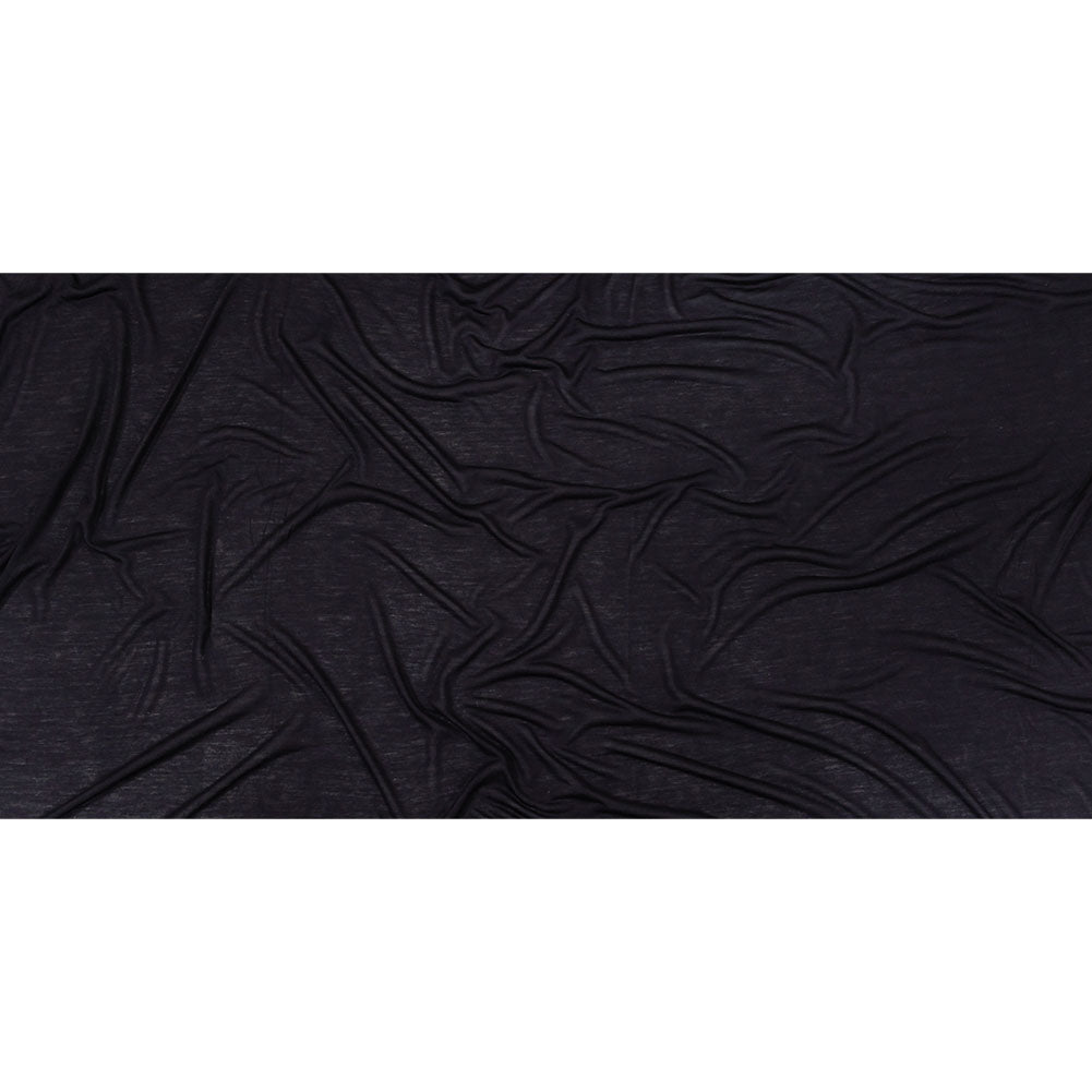 Midnight Navy Cotton and Rayon Jersey Full Midnight Navy Cotton and Rayon Jersey Full