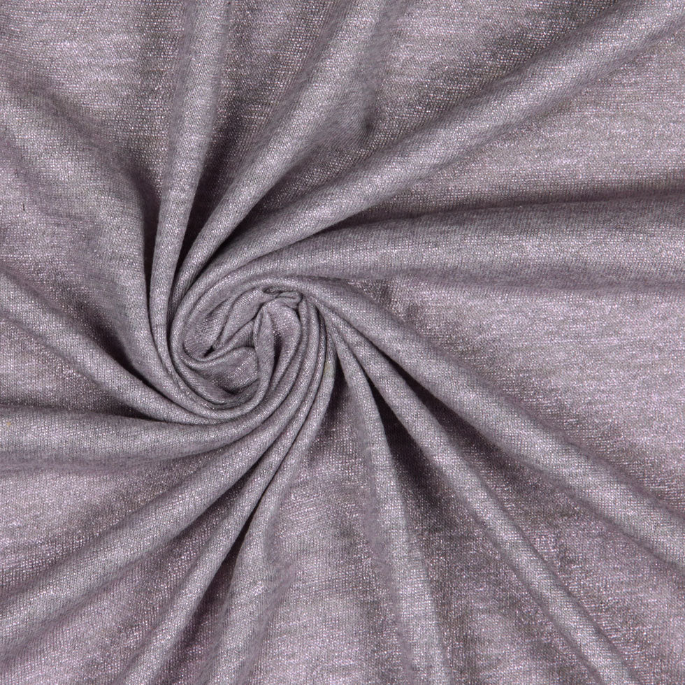 Metallic Lavender Cotton Jersey Detail Metallic Lavender Cotton Jersey Detail