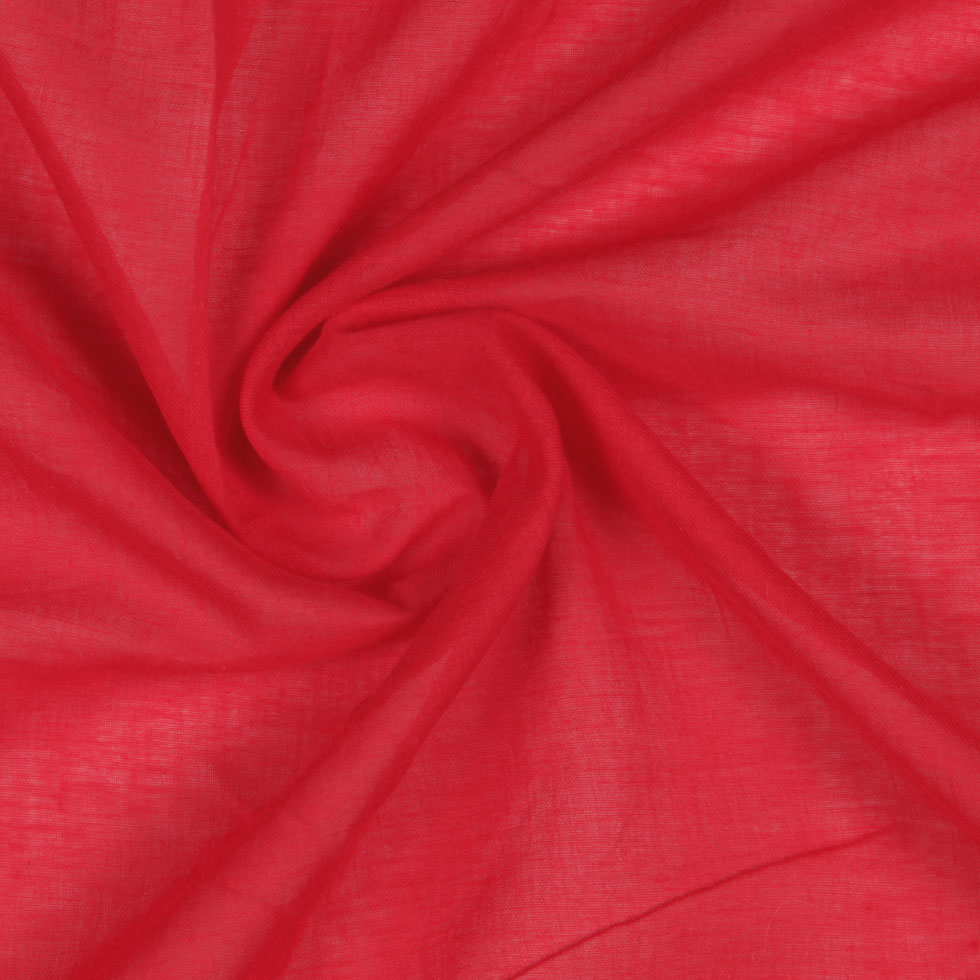 Ski Patrol Red Cotton Voile Detail Ski Patrol Red Cotton Voile Detail