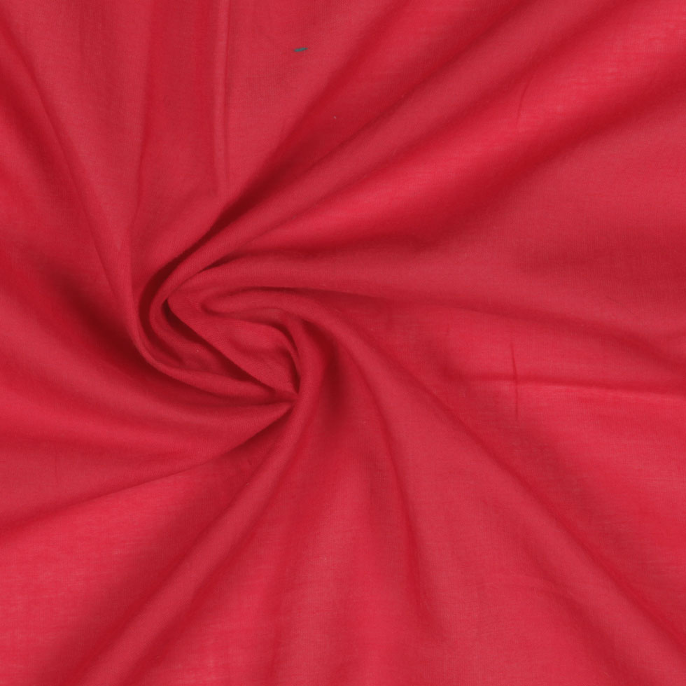 Scarlet Red Cotton Voile Detail Scarlet Red Cotton Voile Detail