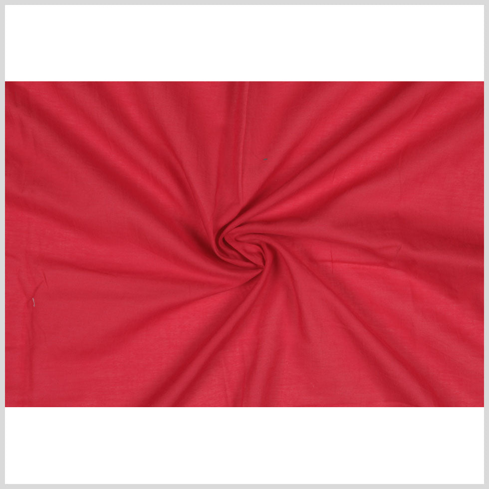 Scarlet Red Cotton Voile Full Scarlet Red Cotton Voile Full