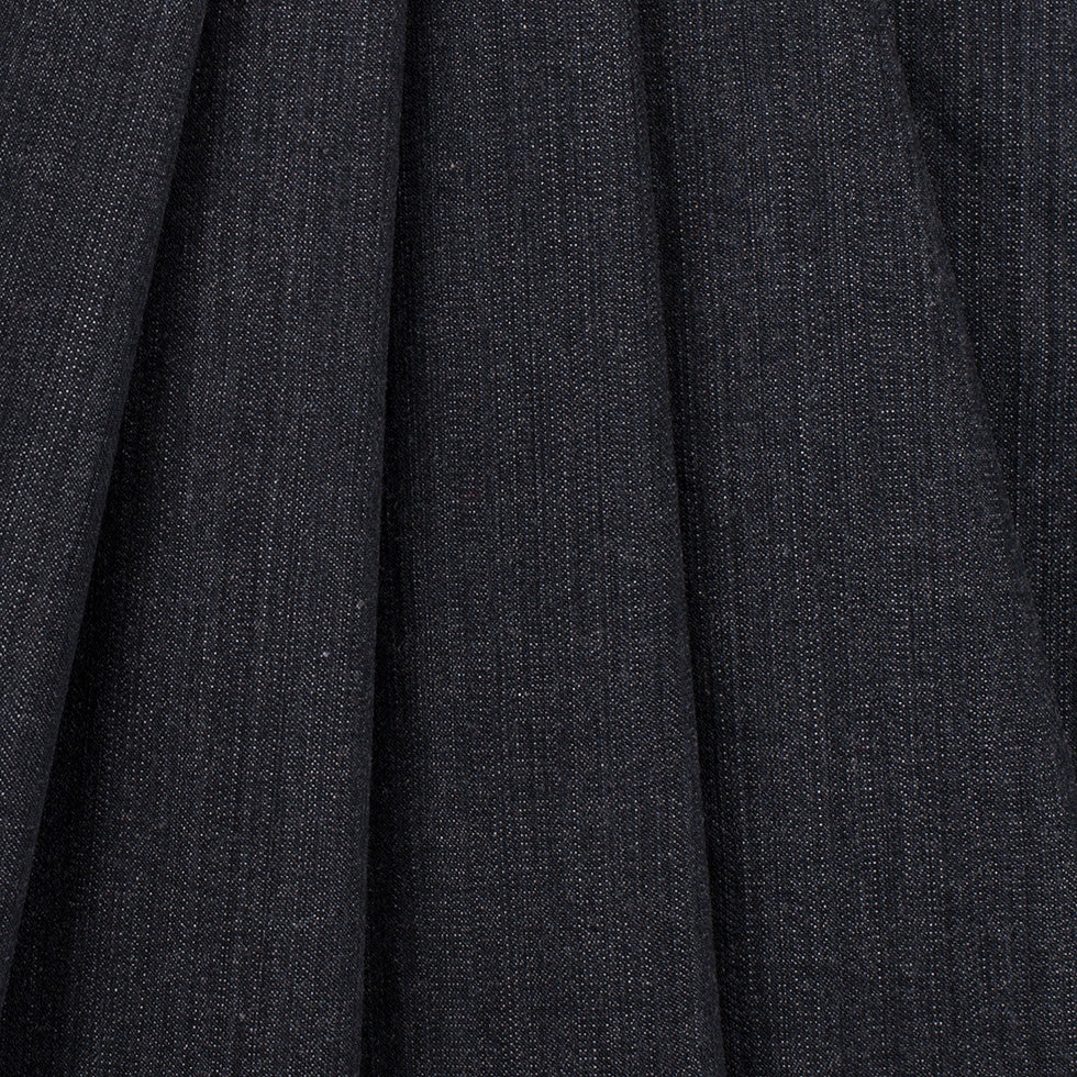Charcoal Stretch Cotton Denim Charcoal Stretch Cotton Denim