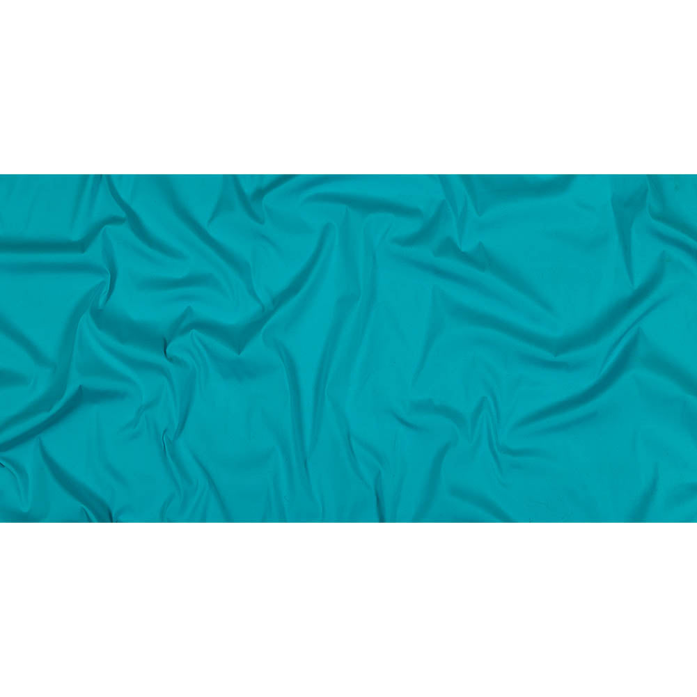 Turquoise Stretch Cotton and Nylon Shirting Full Turquoise Stretch Cotton and Nylon Shirting Full