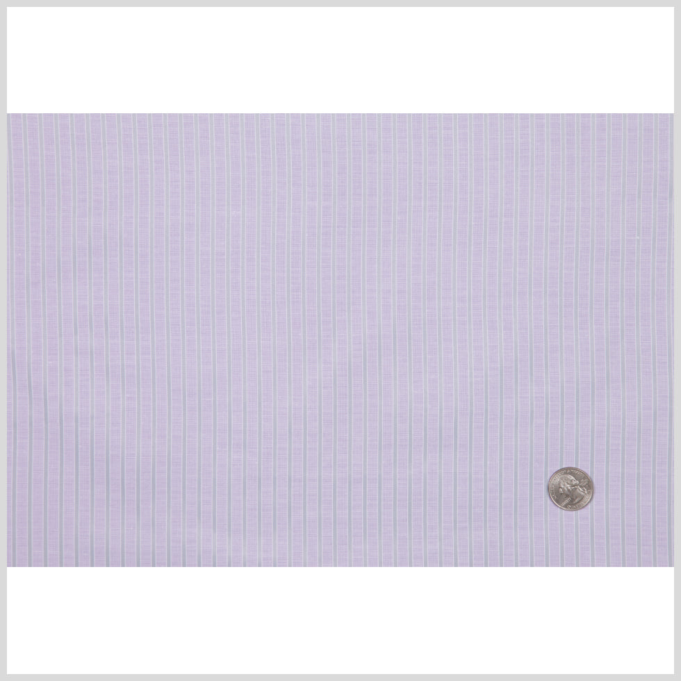 Italian Purple and Gray Cotton Shirting Full Italian Purple and Gray Cotton Shirting Full