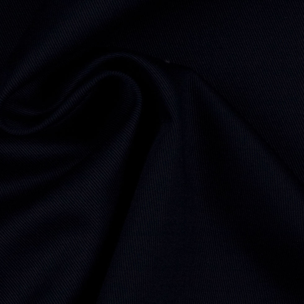 Organic Cotton Twill - Black - Stratton Collection