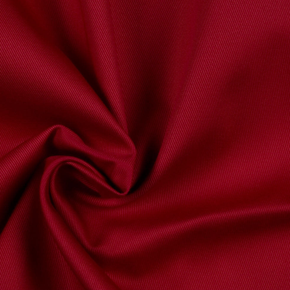Organic Cotton Twill - Tomato Red - Stratton Collection Organic Cotton Twill - Tomato Red - Stratton Collection
