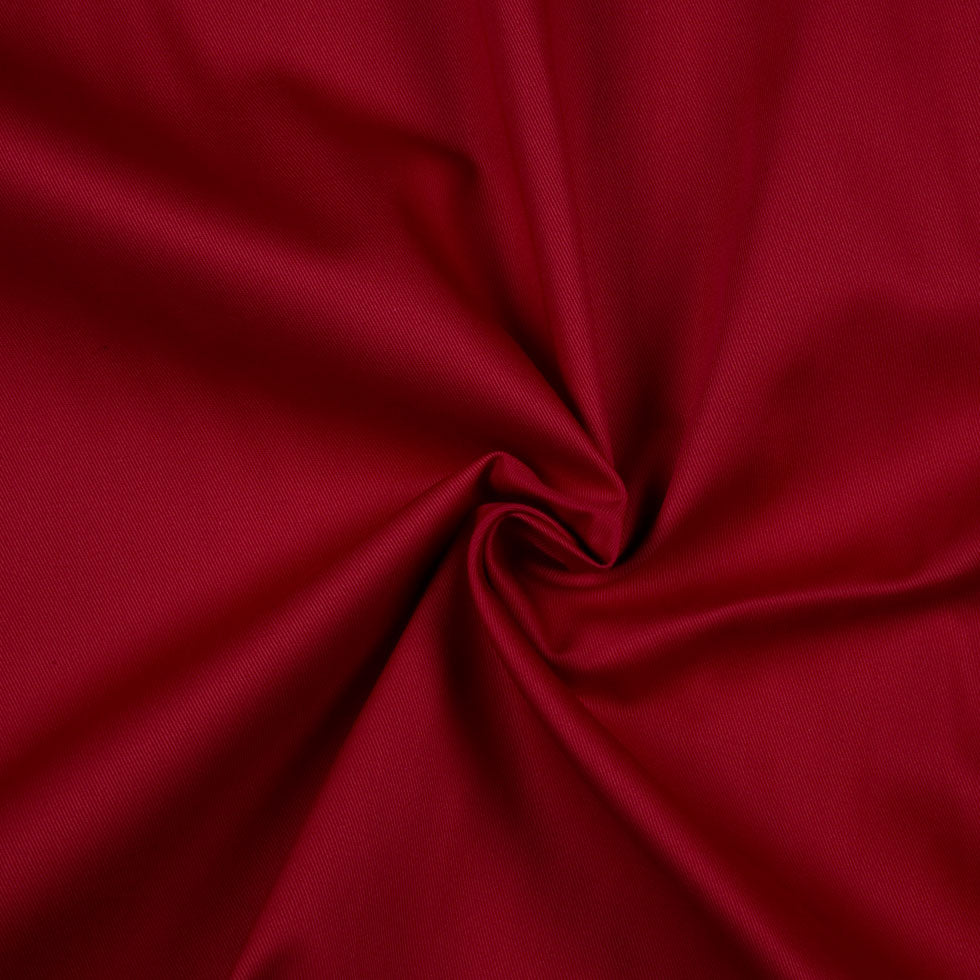 Organic Cotton Twill - Tomato Red - Stratton Collection Organic Cotton Twill - Tomato Red - Stratton Collection