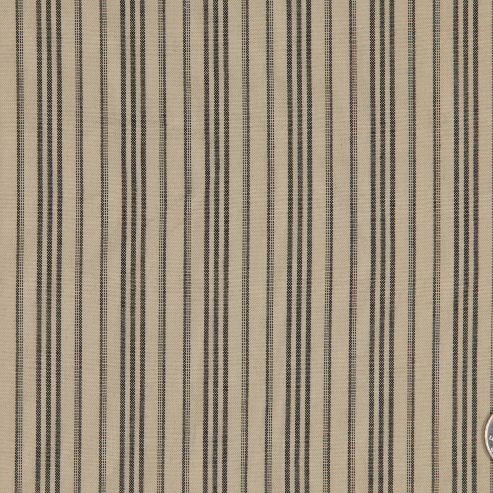 Beige/Black Cotton Linen Shirting Beige/Black Cotton Linen Shirting