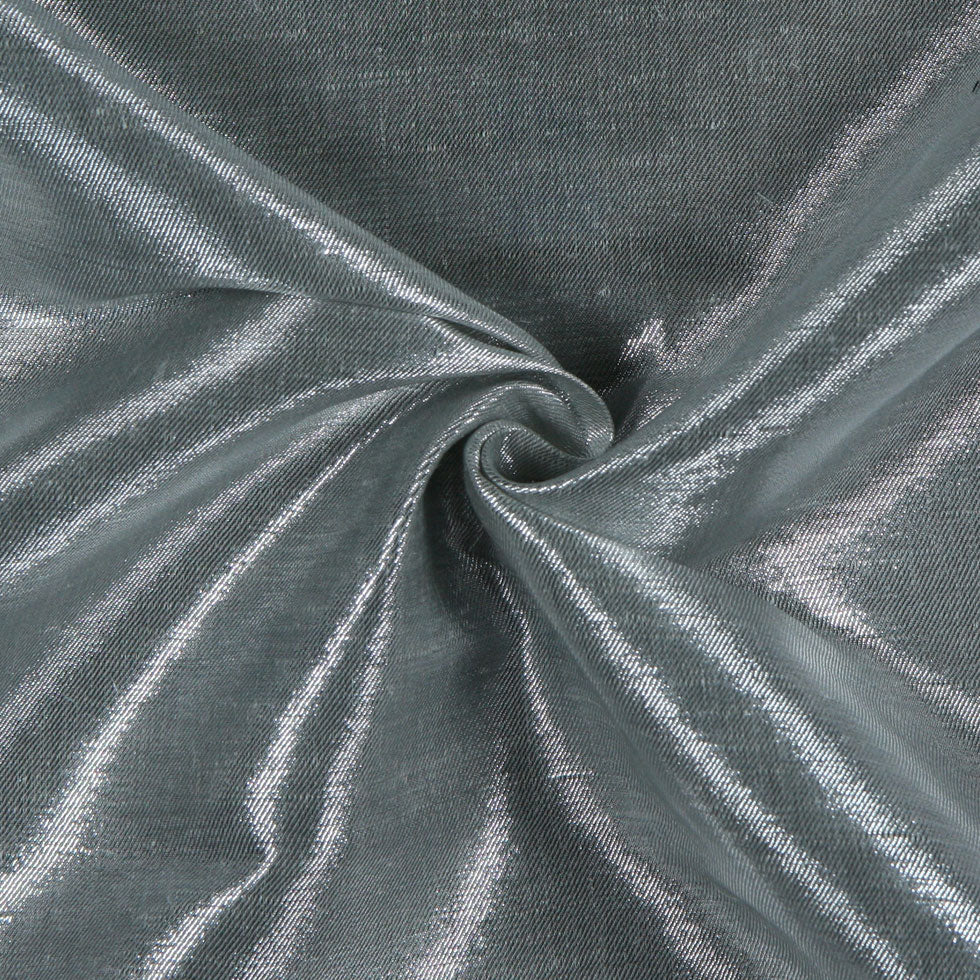 Metallic Silver Solid Lame & Metallic Detail Metallic Silver Solid Lame & Metallic Detail
