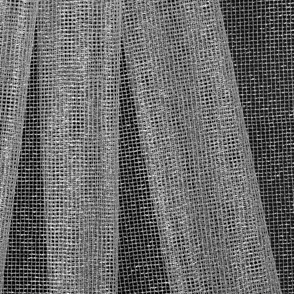 Silver Solid Tulle & Crinoline Folded Silver Solid Tulle & Crinoline Folded
