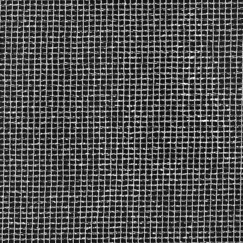 Silver Solid Tulle & Crinoline Detail Silver Solid Tulle & Crinoline Detail