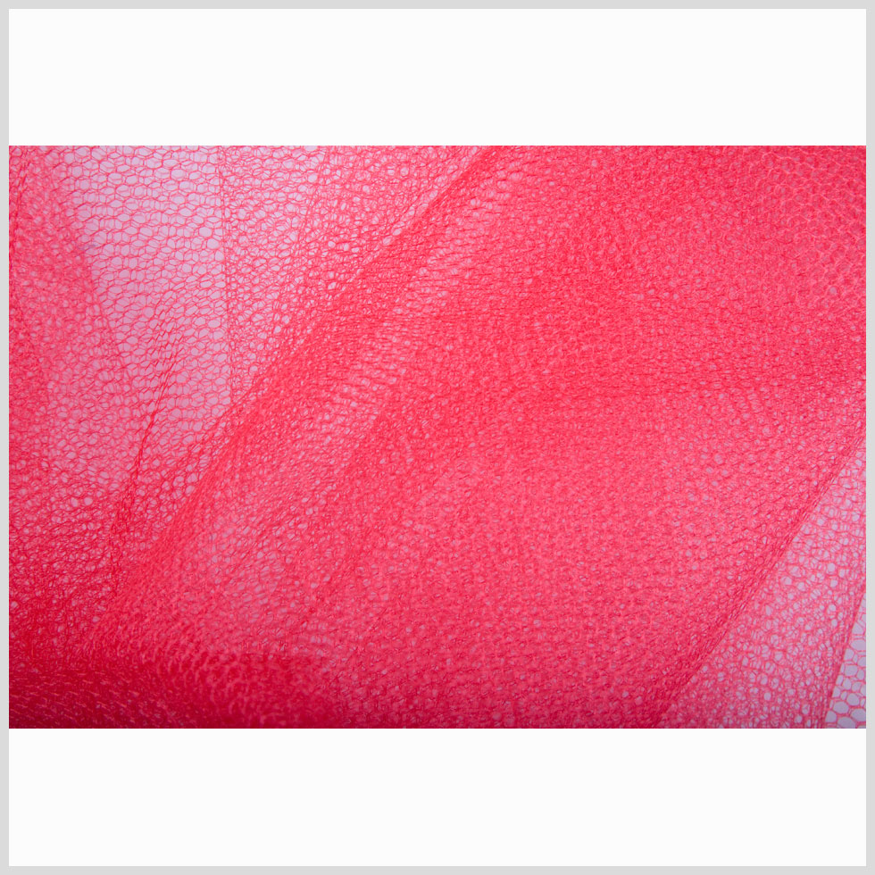 Nylon Net Tulle - Red - Gianna Collection Full Nylon Net Tulle - Red - Gianna Collection Full