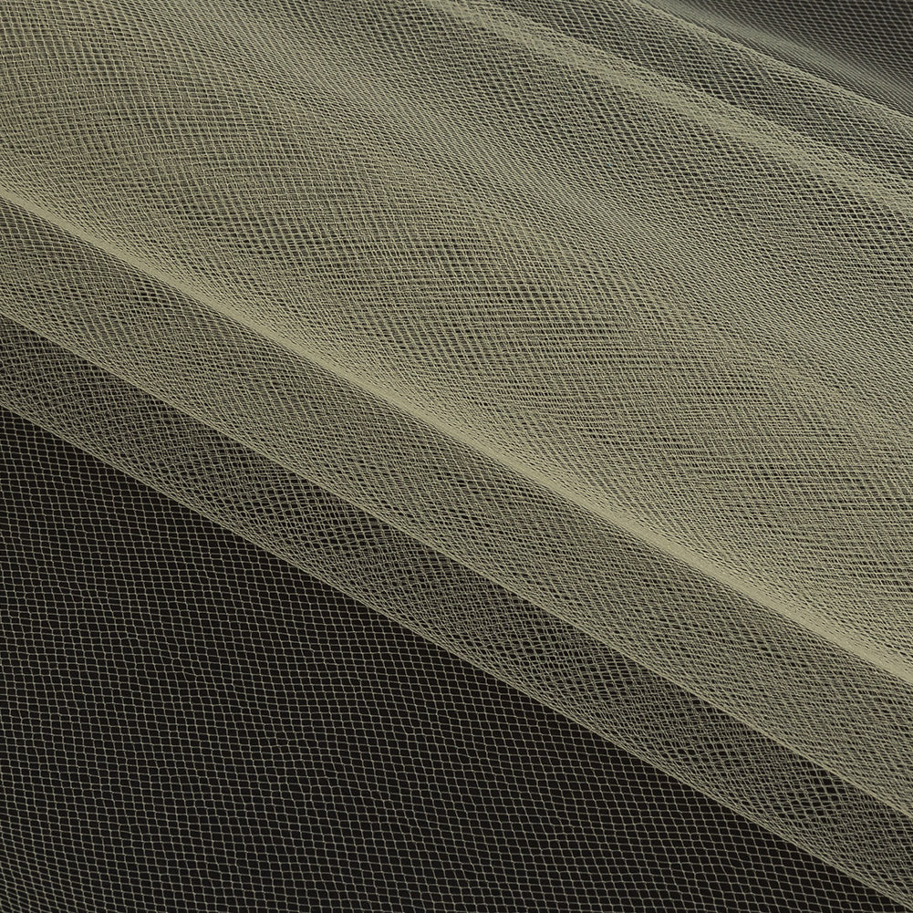 Nylon Tulle 54" - Beige - Pavlova Collection - Folded Nylon Tulle 54" - Beige - Pavlova Collection - Folded