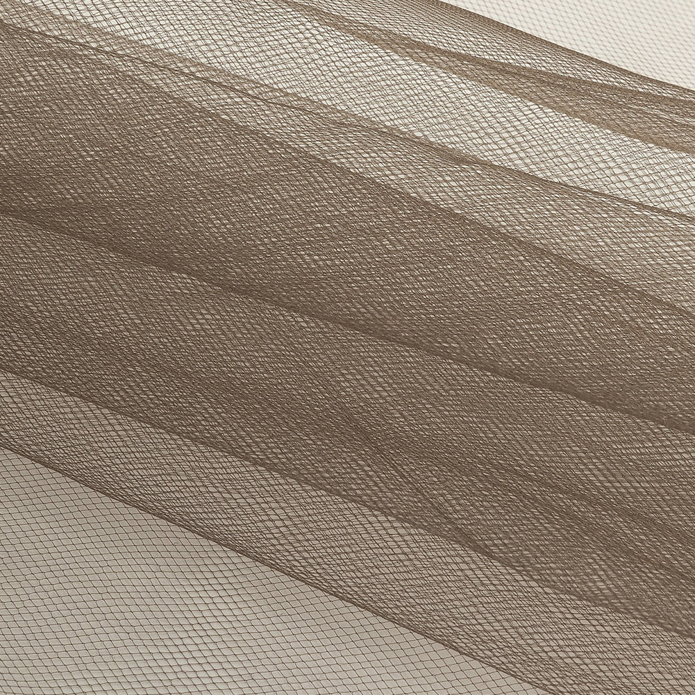 Nylon Tulle 54" - Brown - Pavlova Collection Folded Nylon Tulle 54" - Brown - Pavlova Collection Folded