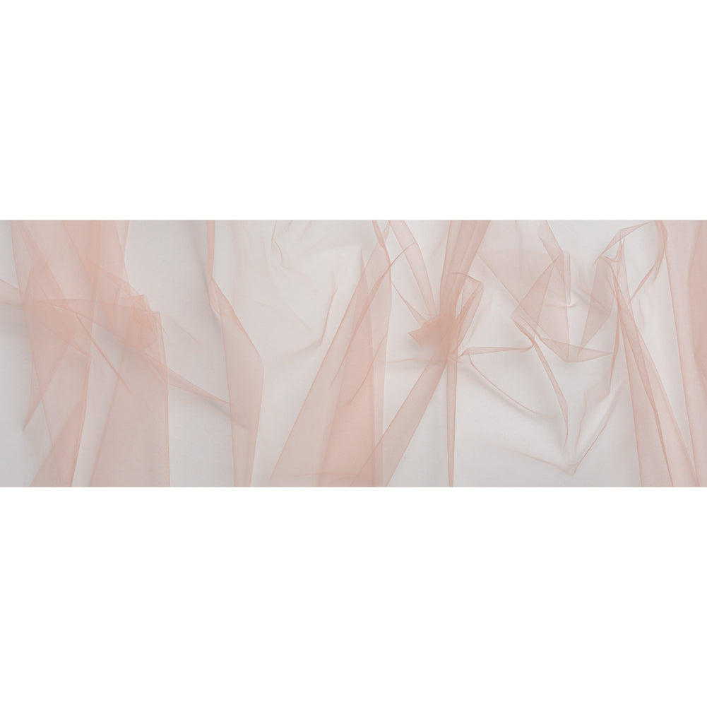 Nylon Tulle 108" - Peach - Pavlova Wide Collection Nylon Tulle 108" - Peach - Pavlova Wide Collection