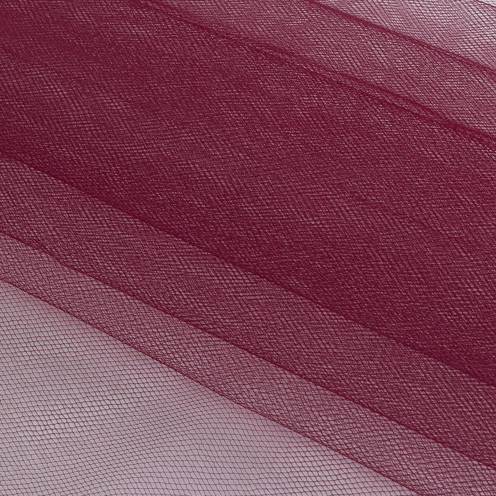 Nylon Tulle 108" - Wine - Pavlova Wide Collection Folded Nylon Tulle 108" - Wine - Pavlova Wide Collection Folded