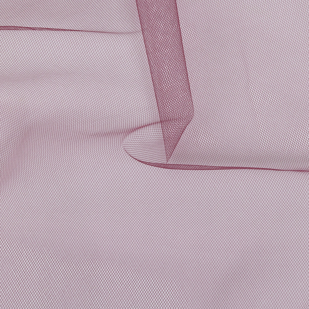 Nylon Tulle 108" - Wine - Pavlova Wide Collection Nylon Tulle 108" - Wine - Pavlova Wide Collection
