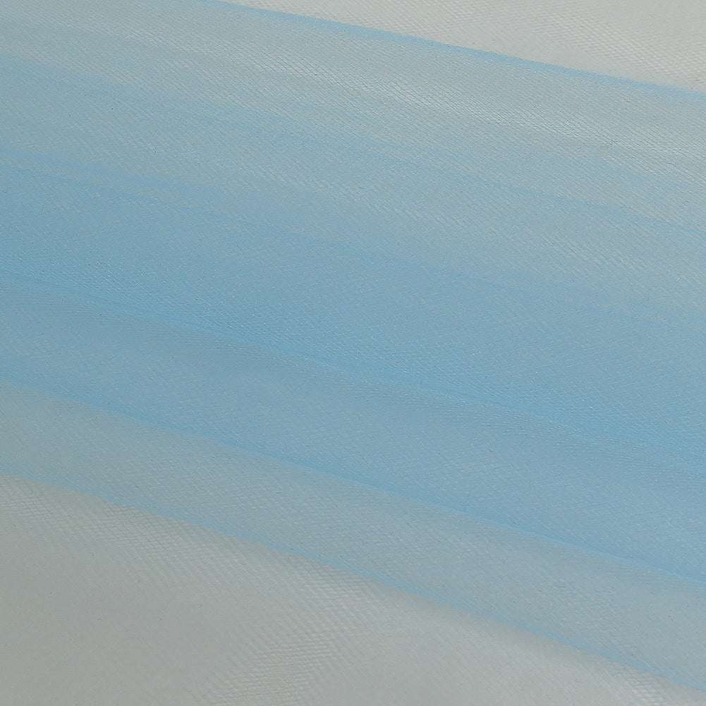 Nylon Tulle 108" - Cyan Blue - Pavlova Wide Collection Folded Nylon Tulle 108" - Cyan Blue - Pavlova Wide Collection Folded