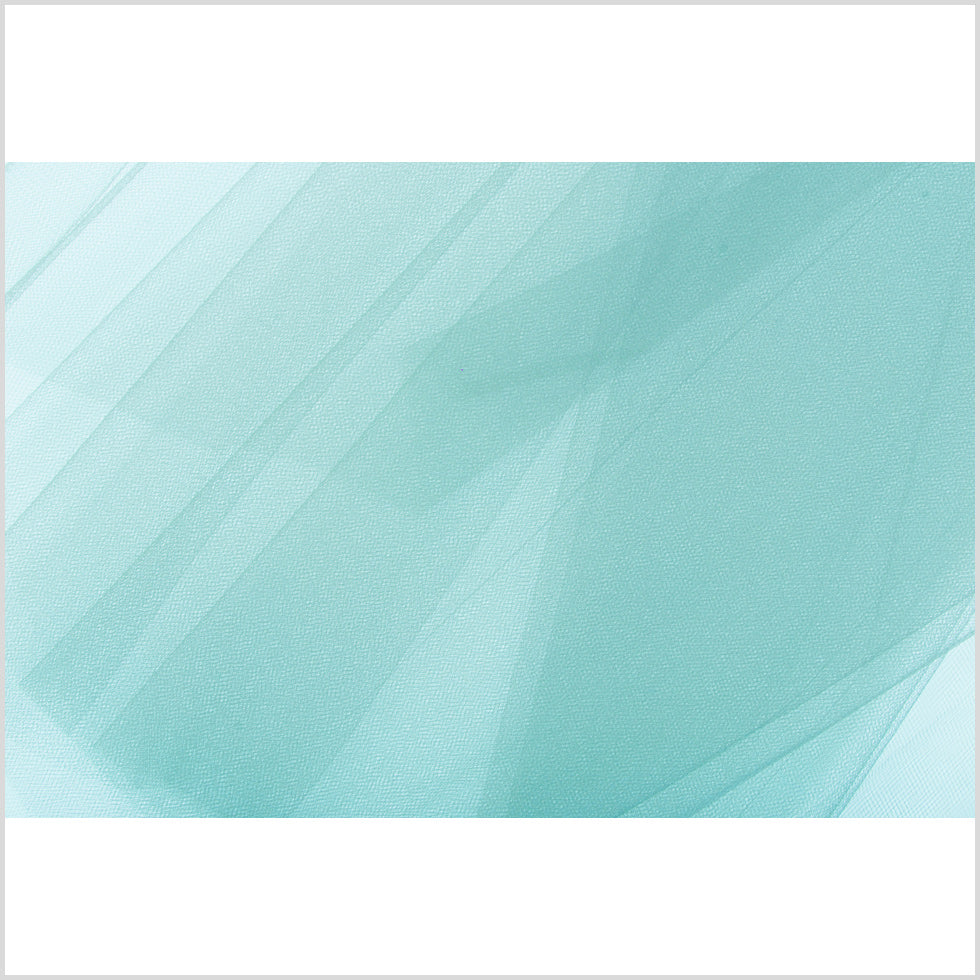 Nylon Tulle 108" - Aqua - Pavlova Wide Collection Full Nylon Tulle 108" - Aqua - Pavlova Wide Collection Full