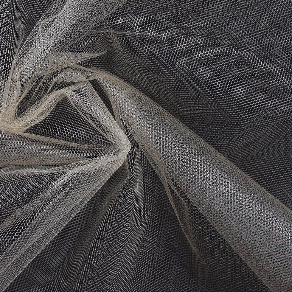 Nylon Net Tulle - Butter - Gianna Collection Detail Nylon Net Tulle - Butter - Gianna Collection Detail