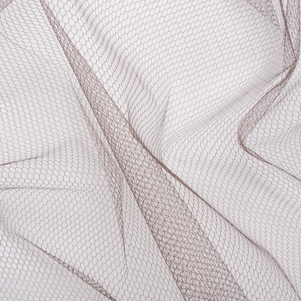 Nylon Net Tulle - Chocolate - Gianna Collection Nylon Net Tulle - Chocolate - Gianna Collection