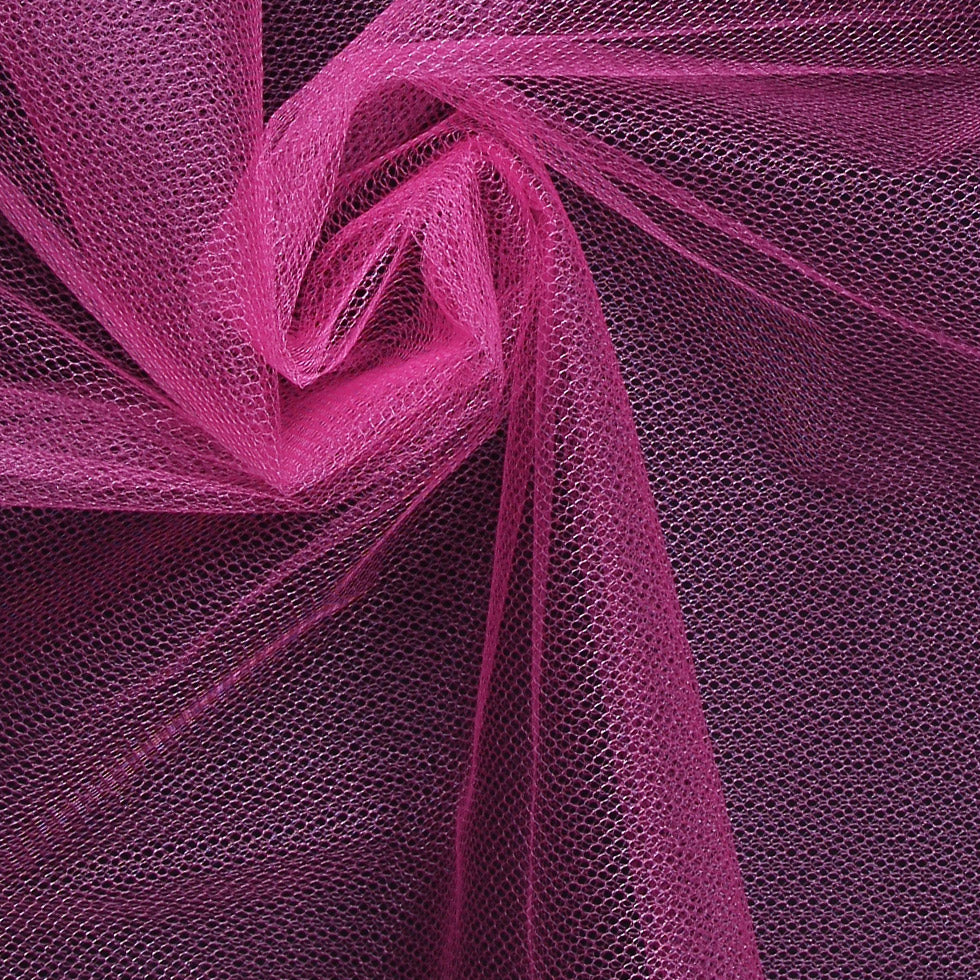 Nylon Net Tulle - American Beauty - Gianna Collection Detail Nylon Net Tulle - American Beauty - Gianna Collection Detail