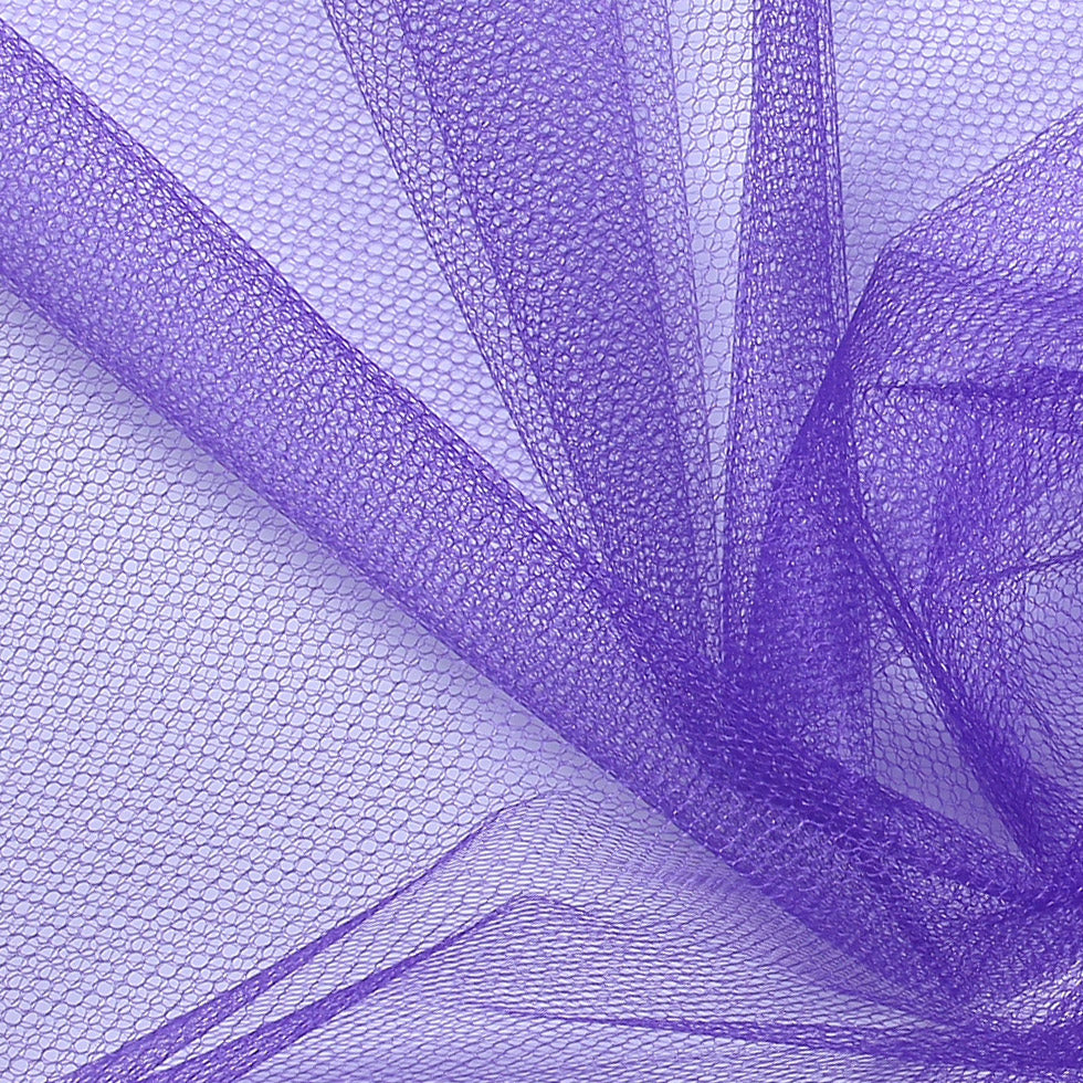 Nylon Net Tulle - Deep Purple - Gianna Collection Detail Nylon Net Tulle - Deep Purple - Gianna Collection Detail