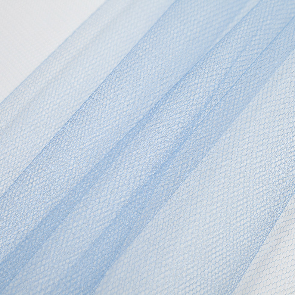 Nylon Net Tulle - Periwinkle - Gianna Collection Folded Nylon Net Tulle - Periwinkle - Gianna Collection Folded